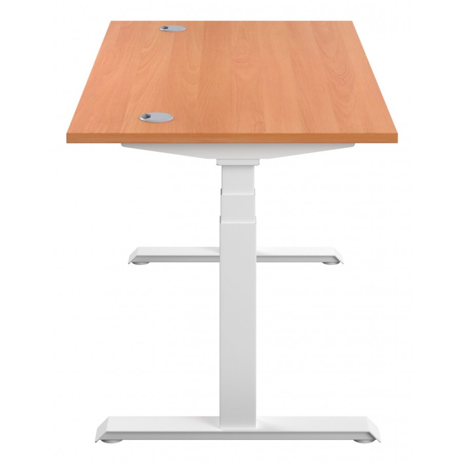 Olton Height Adjustable Straight Office Desk